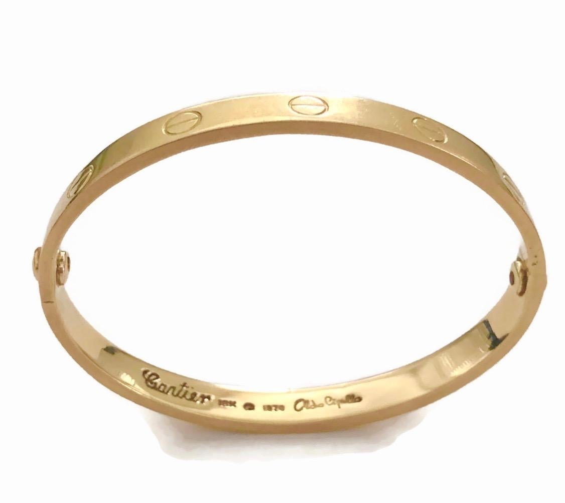 1970 cartier love bracelet