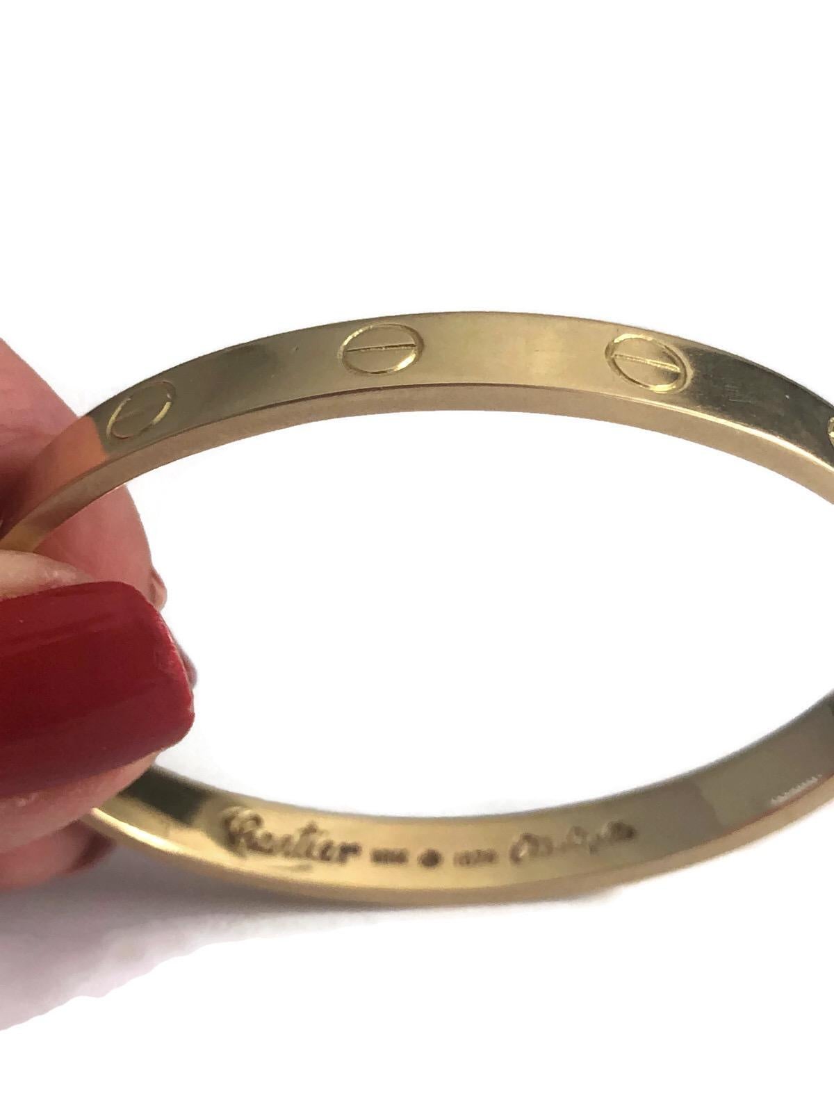 cartier love bracelet engraving