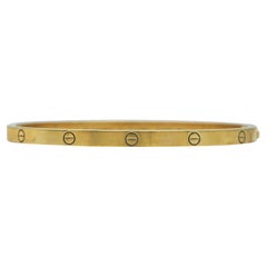 Cartier Love Bracelet Single-Screw Closure Small Model 18K Yellow Gold Size 16