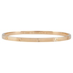 Cartier LOVE Pulsera Cierre de un solo tornillo Modelo Pequeño Oro Amarillo 18K Talla 17