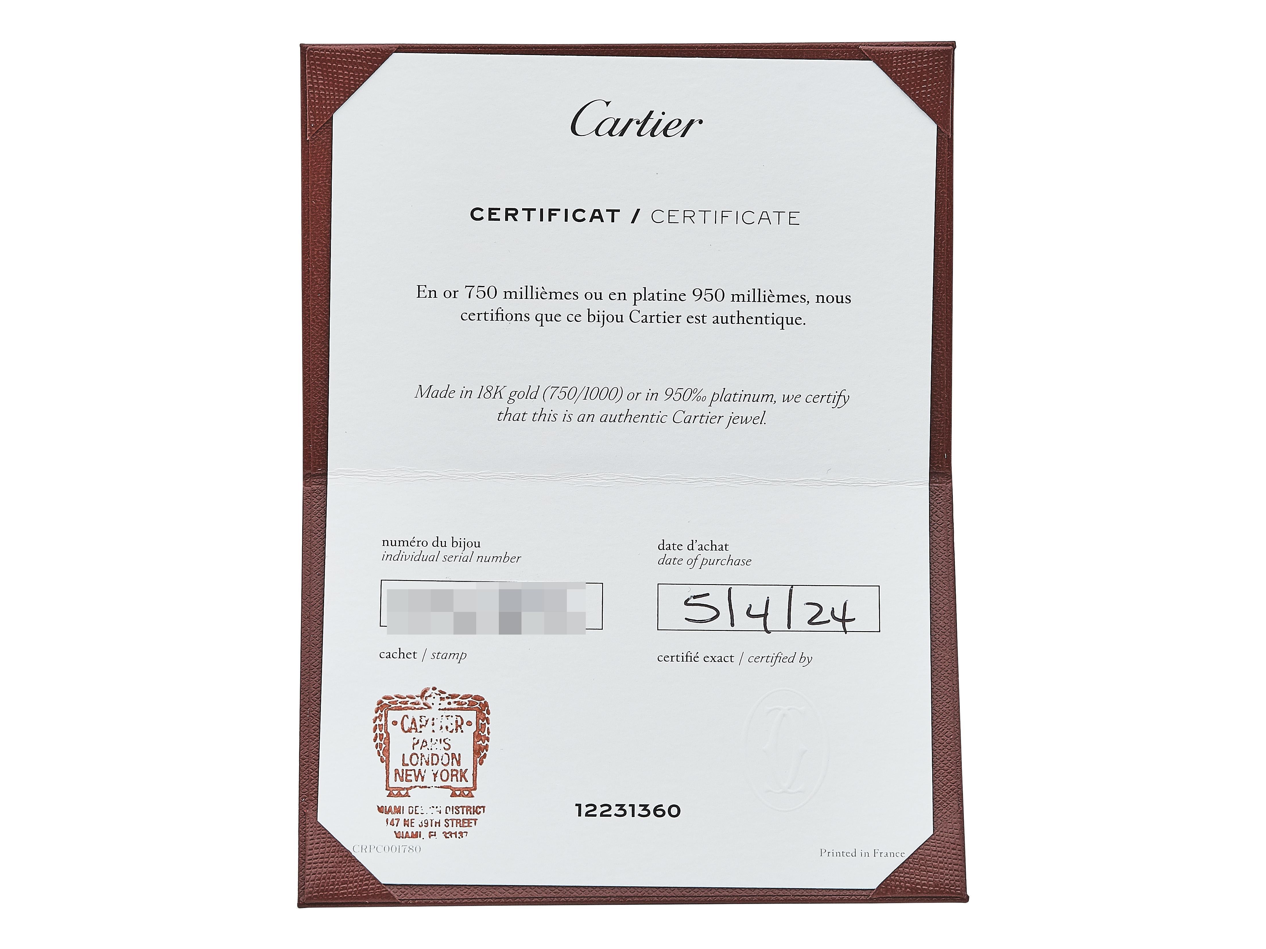 Cartier LOVE Armband Ein-Schrauben-Verschluss Kleines Modell Diamant Pave Größe 18 im Angebot 3