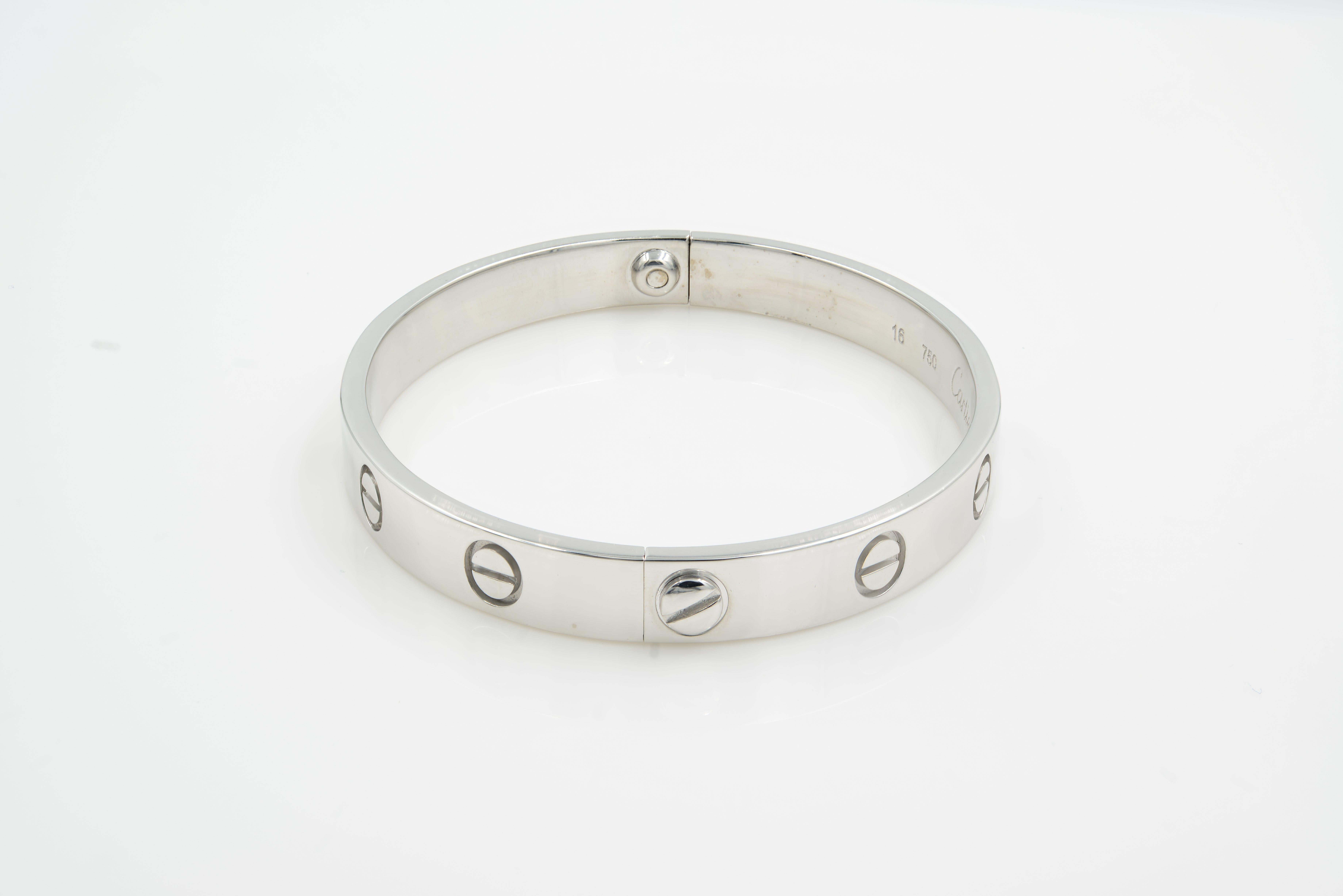 cartier love bracelet certificate