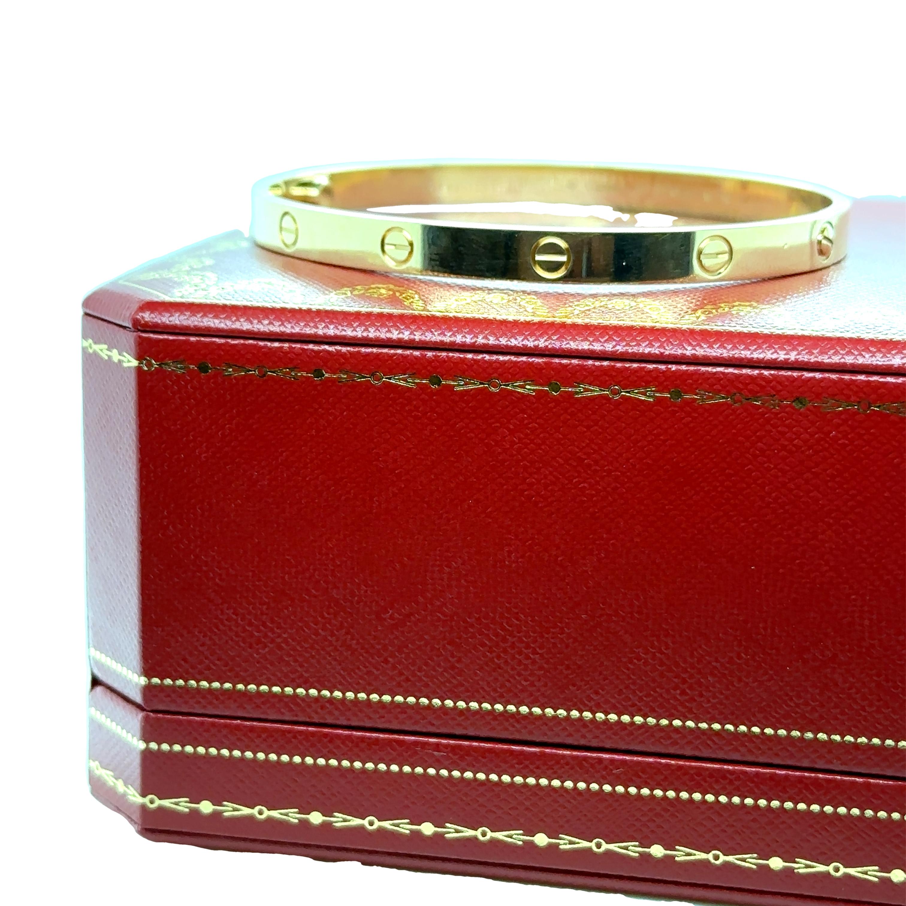 Cartier Love Bracelet - Size 21 2
