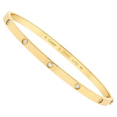 Cartier LOVE Bracelet Small Model 10 Diamonds