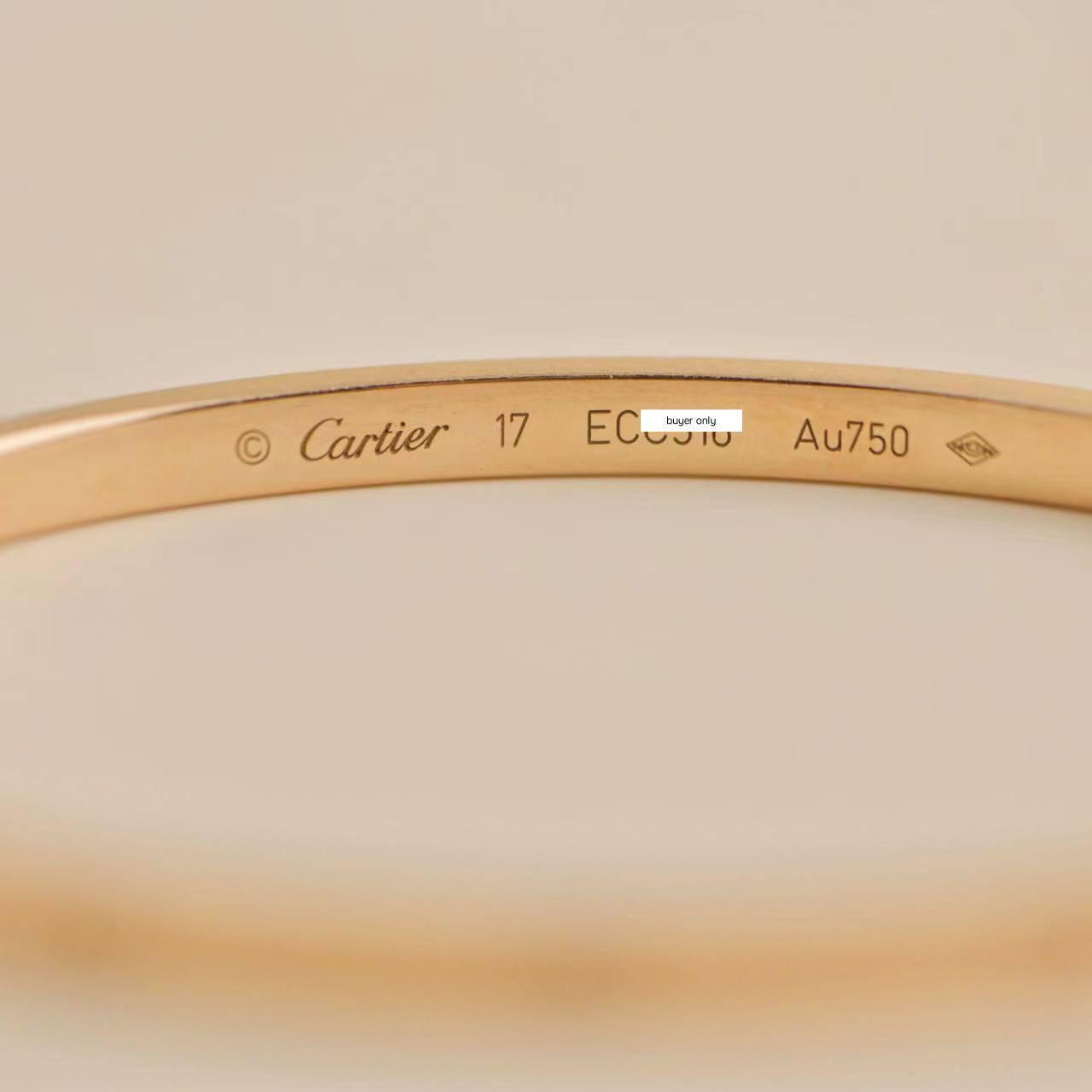 Cartier, petit modèle en or rose 18 carats, taille 17 en vente 1