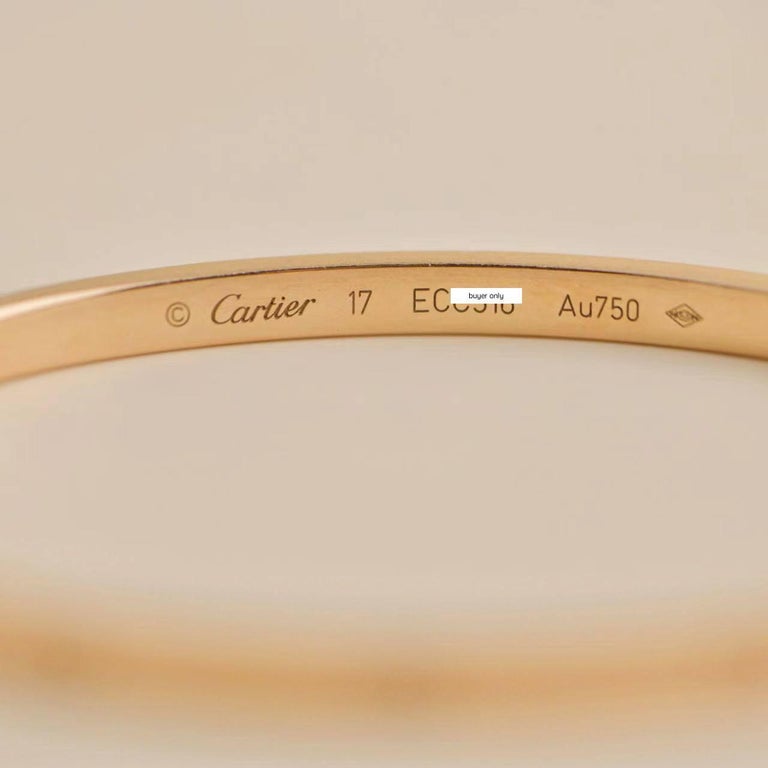 Cartier Bangle Size Guide Size Guide Cartier Medium Size Bangle