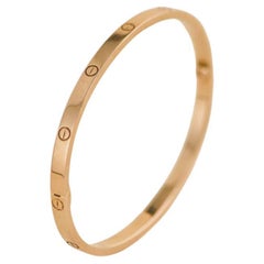 Cartier Love-Armband, Modell 18k Roségold, Größe 17