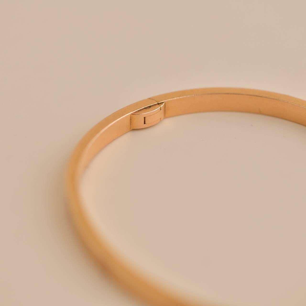 Cartier Love Bracelet Small Model 18K Rose Gold Size 18 2