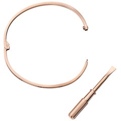 Cartier Love Bracelet Small Model 18K Rose Gold With Functional Screw and Hinge