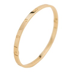 Cartier Love Bracelet Small Model 18K Yellow Gold Size 17