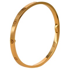 Cartier Bracelet Love en or jaune 18 carats, petit modèle, taille 17