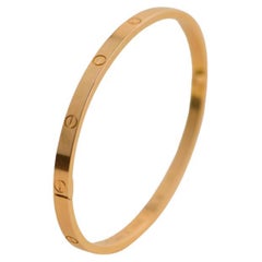 Cartier Love Bracelet Small Model 18K Yellow Gold Size 17