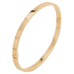 Cartier Love Bracelet Small Model 18K Yellow Gold Size 17