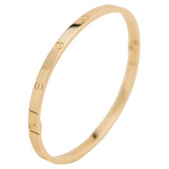 Cartier Love Bracelet Small Model 18K Yellow Gold Size 17