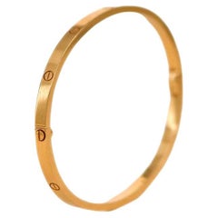 Cartier Bracelet Love en or jaune 18 carats, petit modèle, taille 18