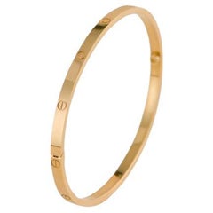 Cartier Love Bracelet Small Model 18K Yellow Gold Size 19