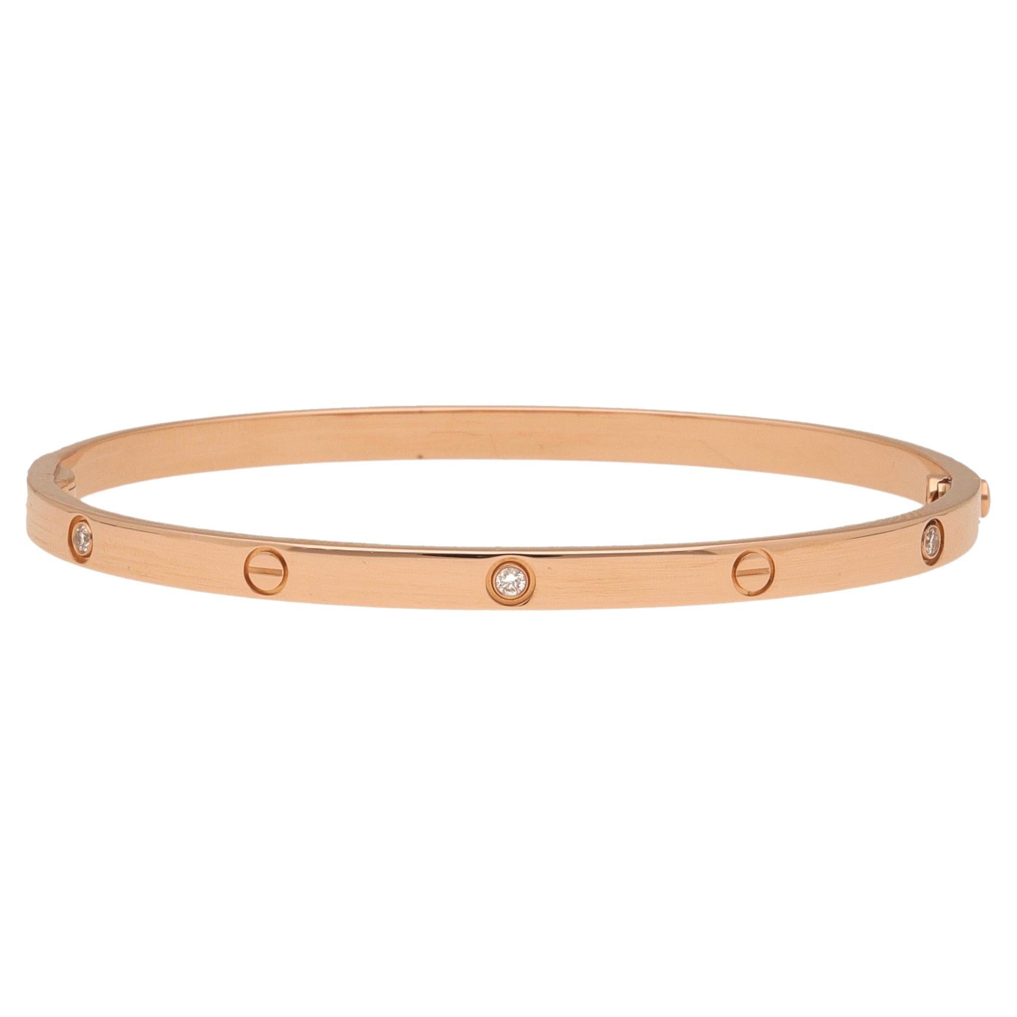 Cartier Love Bracelet 18k Yellow Gold Small at 1stDibs | cartier 750 16 re  1840, cartier 750 18 re 1840, cartier love bracelet weight