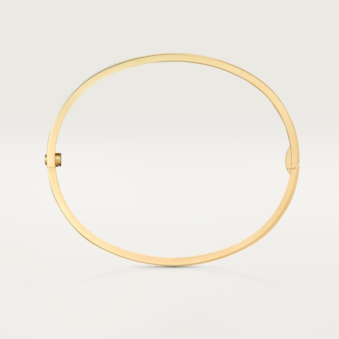 Moderne Cartier Bracelet d'amour fin modèle 