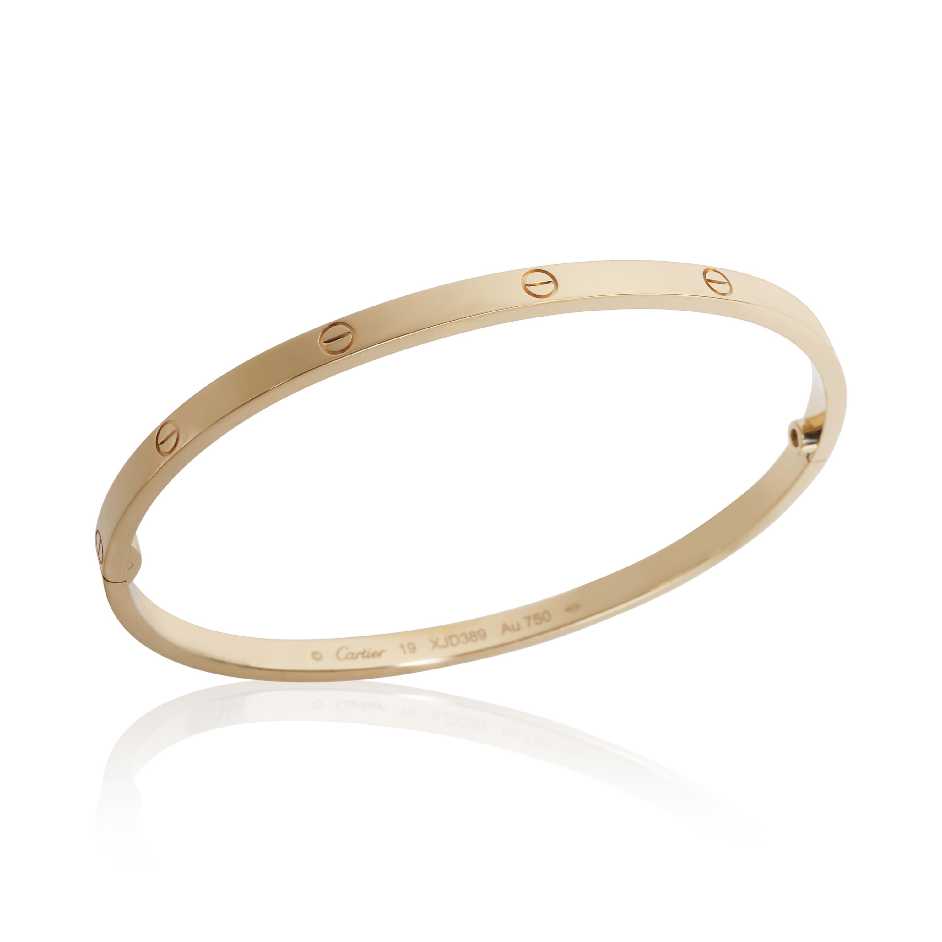 Cartier Love-Armband, kleines Modell (Gelbgold) 2