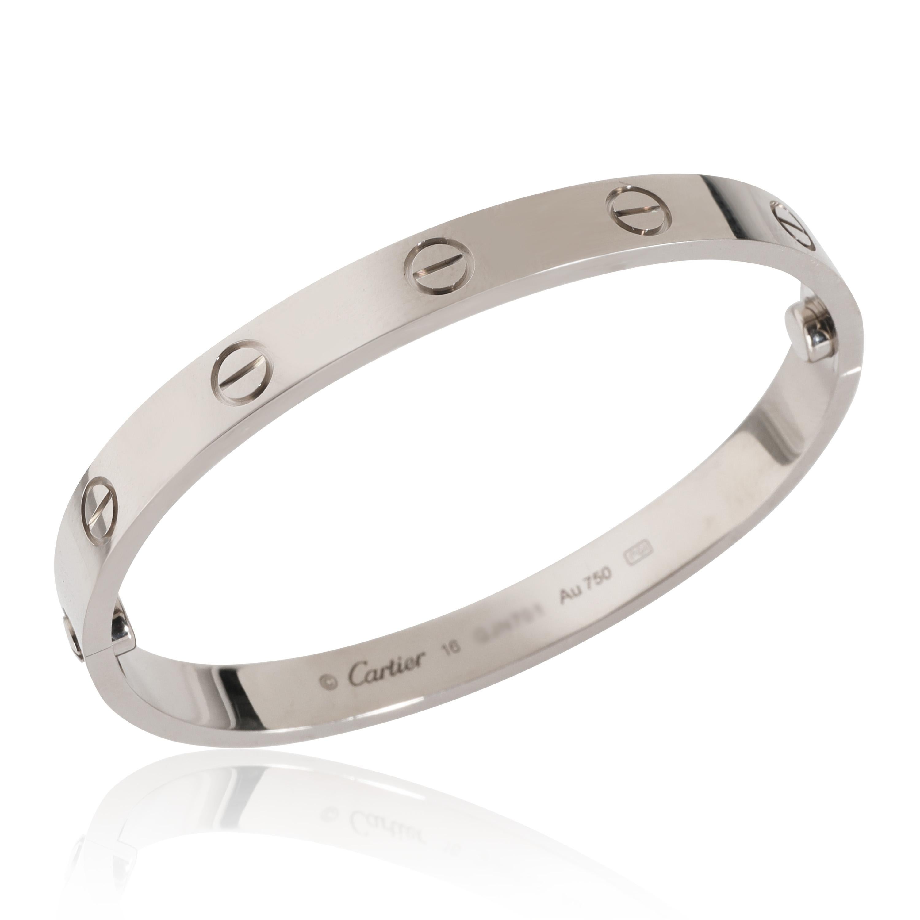 Cartier Love-Armband (Weißgold)

PRIMÄRE DETAILS
SKU: 143464
Auflistung Titel: Cartier Liebesarmband (Weißgold)
Beschreibung des Zustands: Die Collection'S Love von Cartier ist der Inbegriff der Ikone, von den wiedererkennbaren Designs bis hin zur