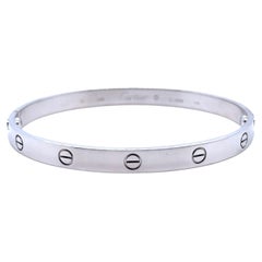 Cartier White Gold Love Bangle Bracelet • Watson & Son, Inc.