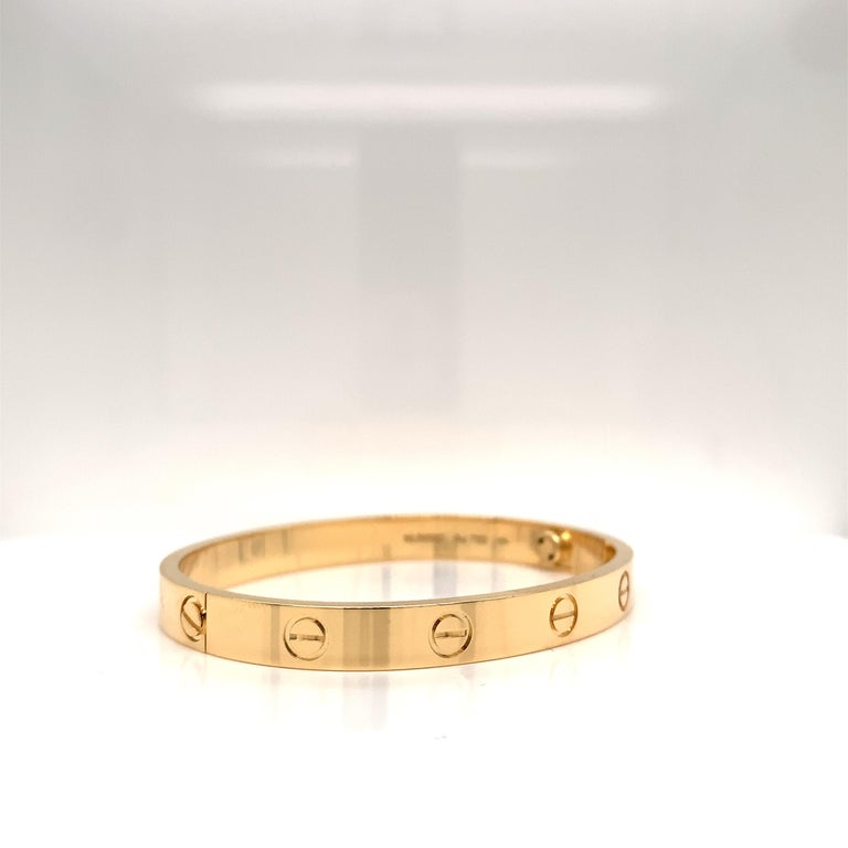 Cartier Love Bracelet Yellow Gold Classic For Sale At 1stdibs Cartier Love Bracelet Yellow Gold Classic For Sale At 1stdibs