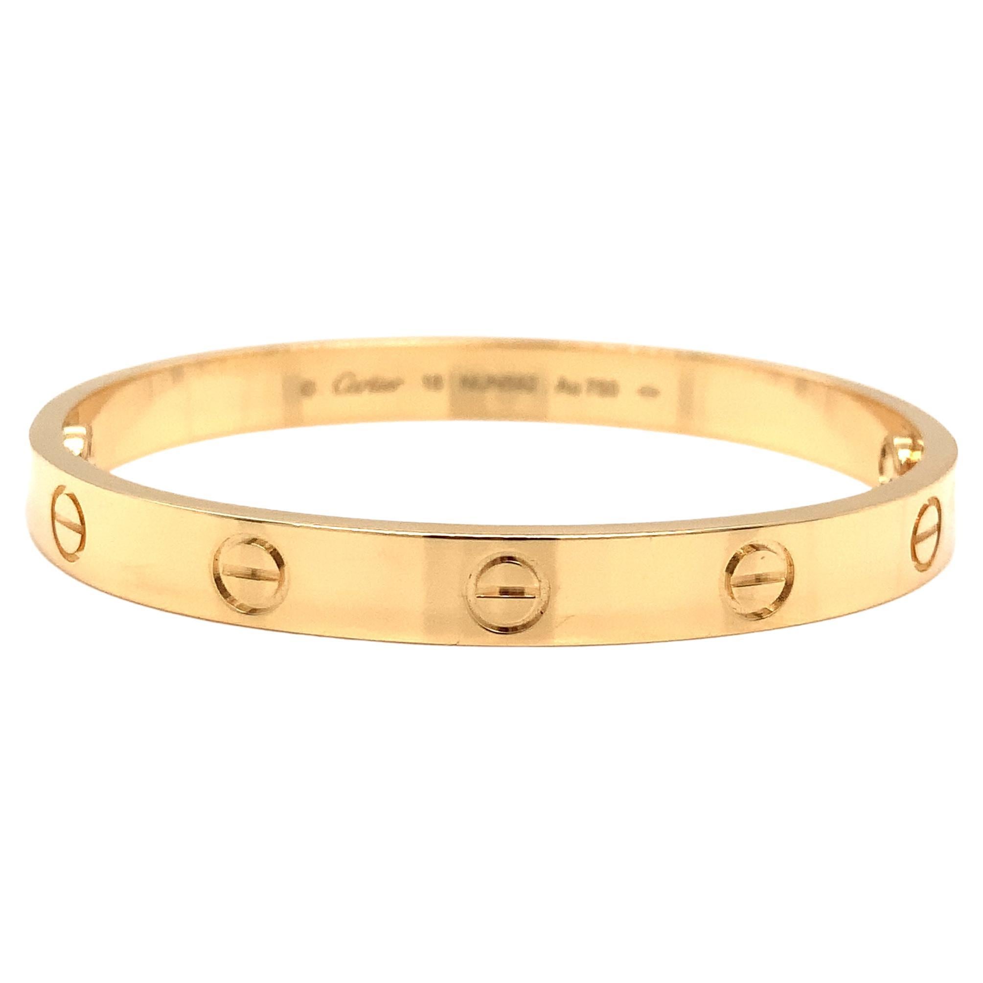 Cartier Love Bracelet Yellow Gold Classic