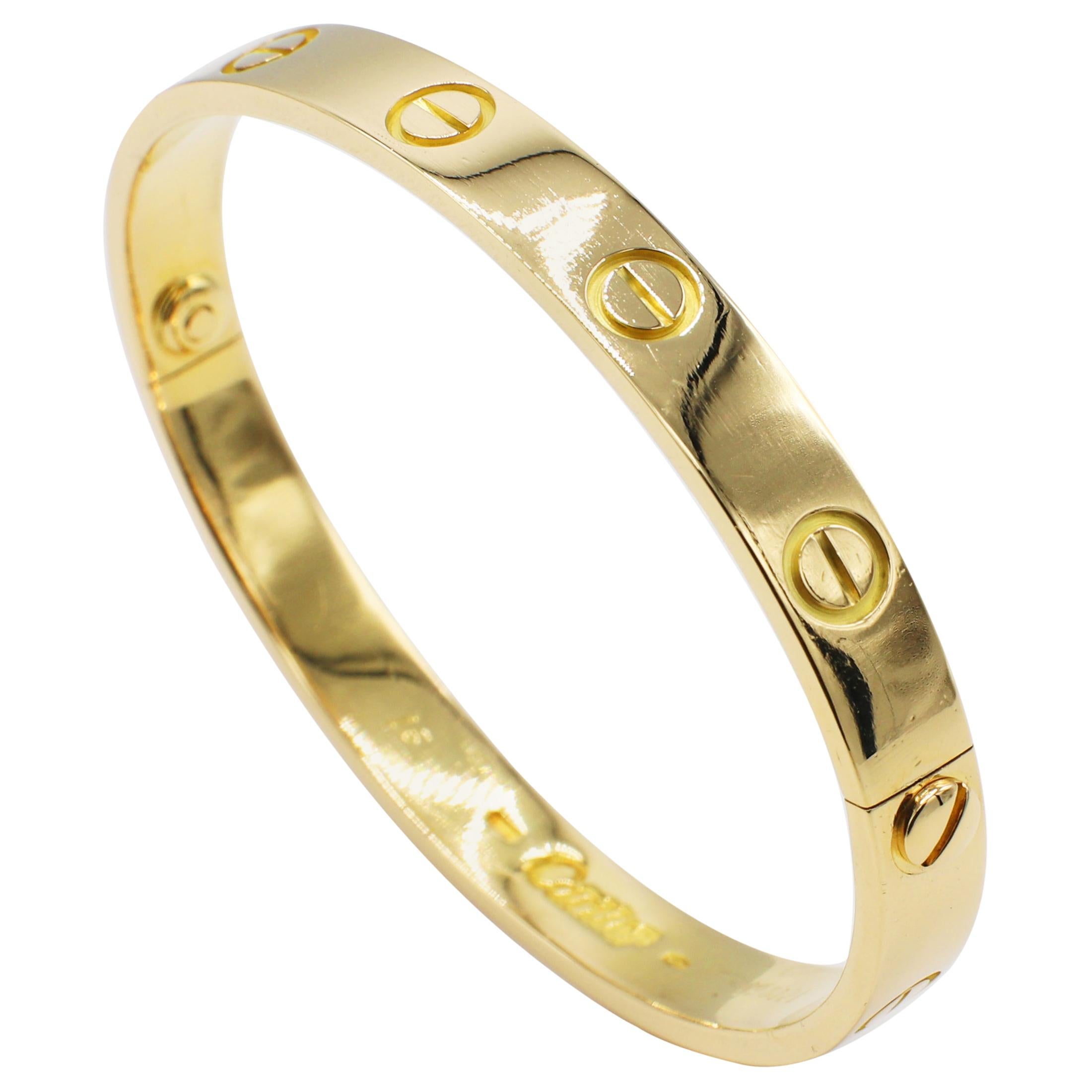 Cartier Love Bracelet Yellow Gold at 1stDibs