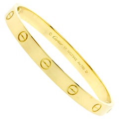 Pulsera Cartier Love, oro amarillo, talla 17
