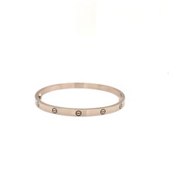 Cartier Love Bracelet, SM 18K White Gold