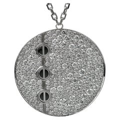 Collar Cartier Love Colgante Cerámica Diamantes