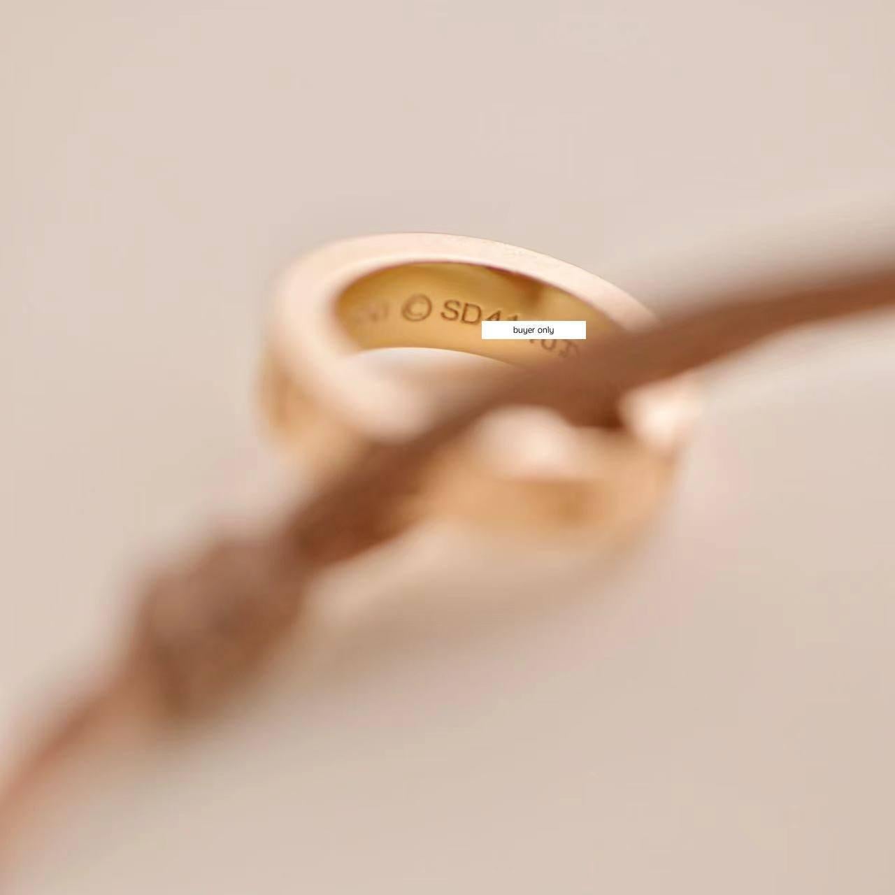 Cartier Love Charity Diamant Braun Keramik Gold 3 Reifen Braun Seidenschnur-Armband im Zustand „Hervorragend“ in Banbury, GB