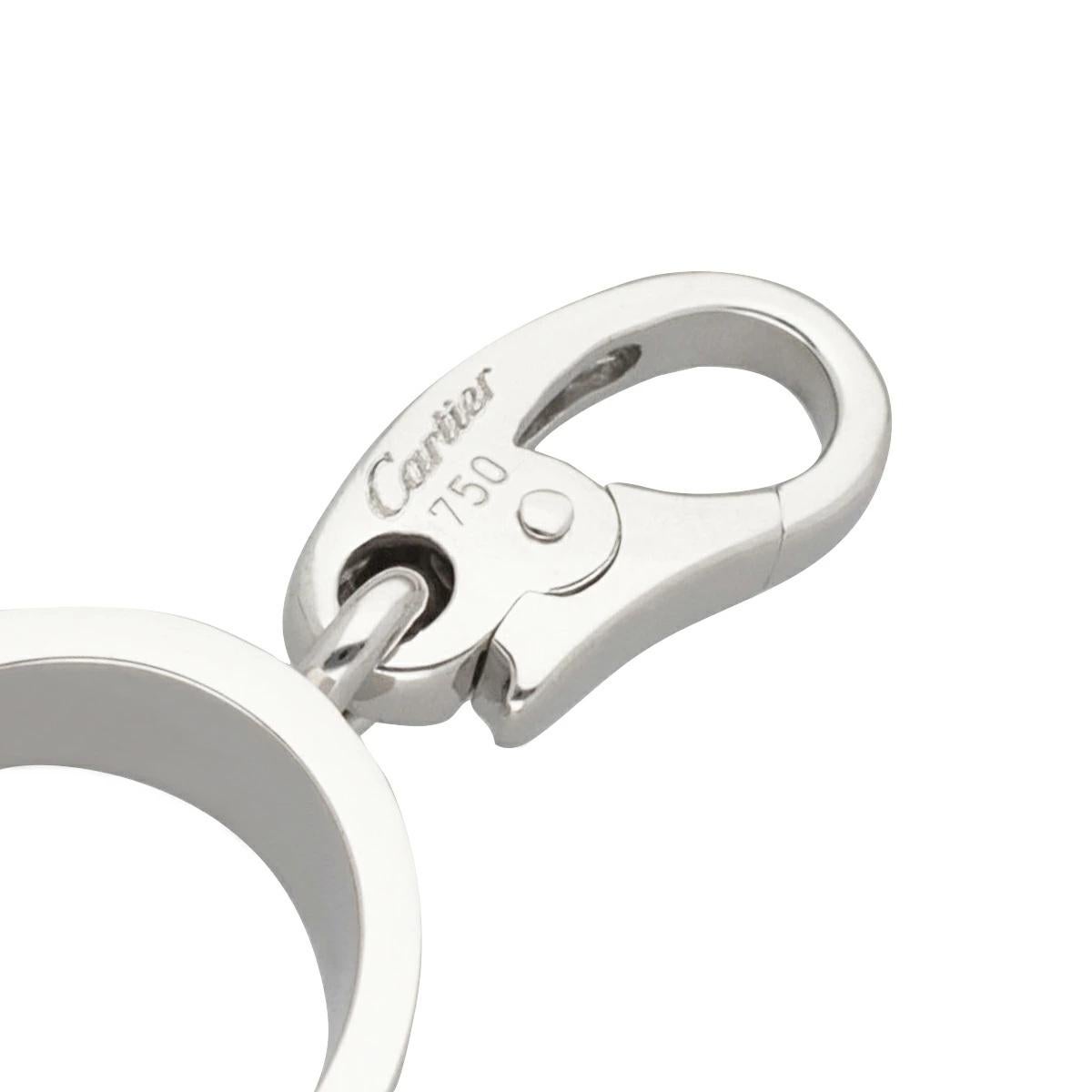 Cartier Liebe Charme 18 Karat Weißgold im Zustand „Gut“ im Angebot in Tokyo, JP