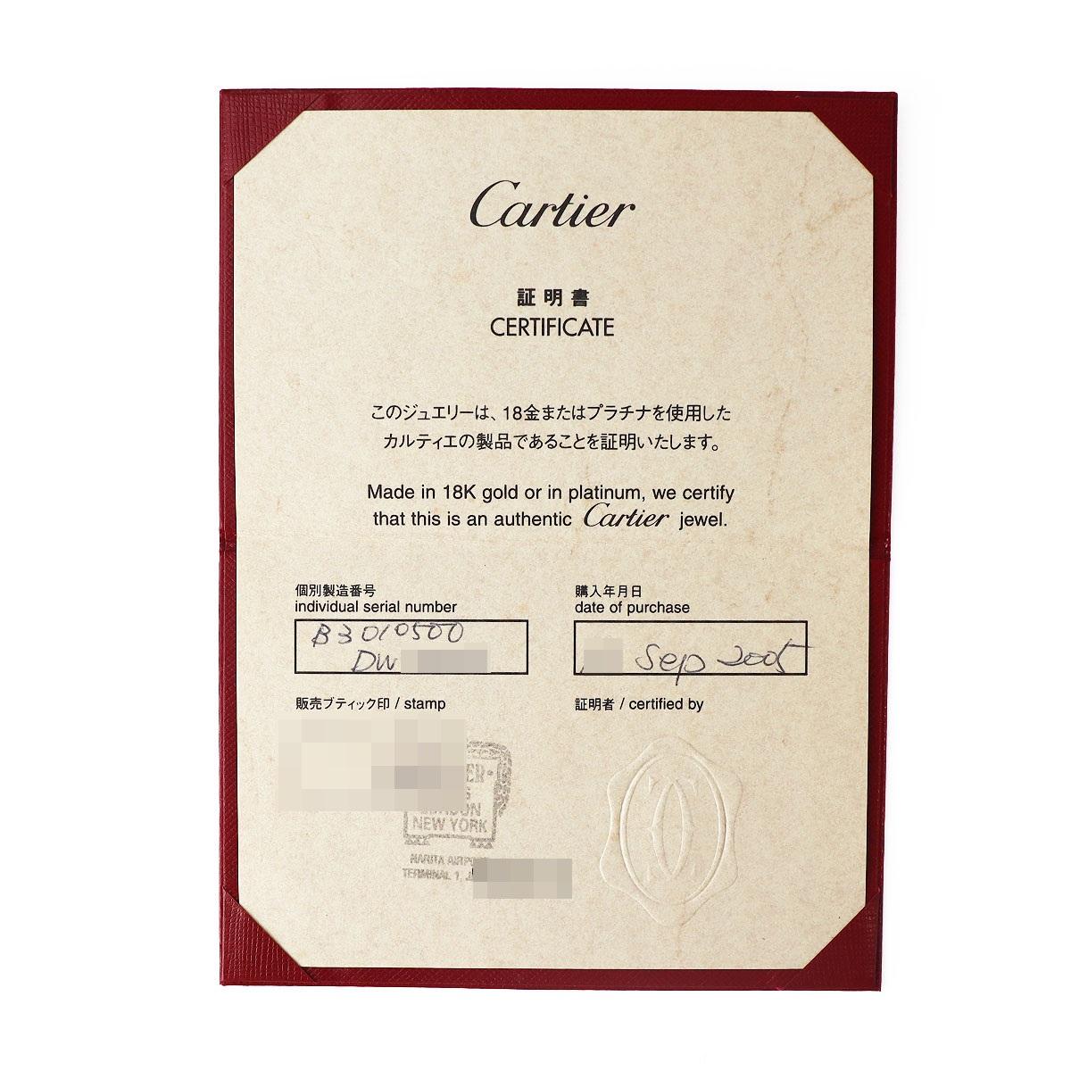 Cartier Liebe Charme 18 Karat Weißgold im Angebot 2
