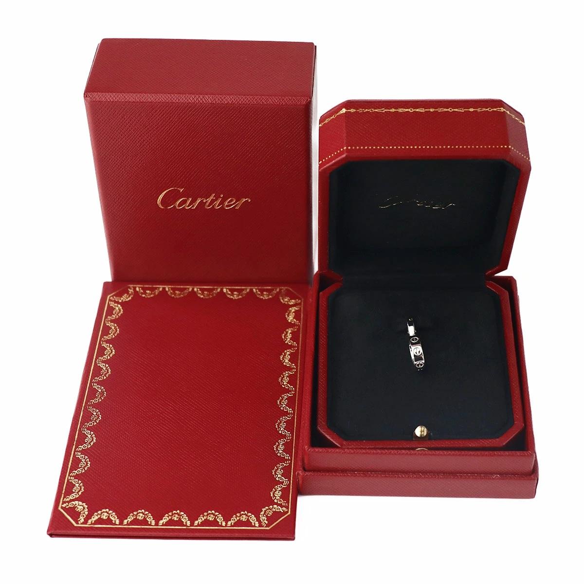 Cartier Liebe Charme 18 Karat Weißgold im Angebot 3