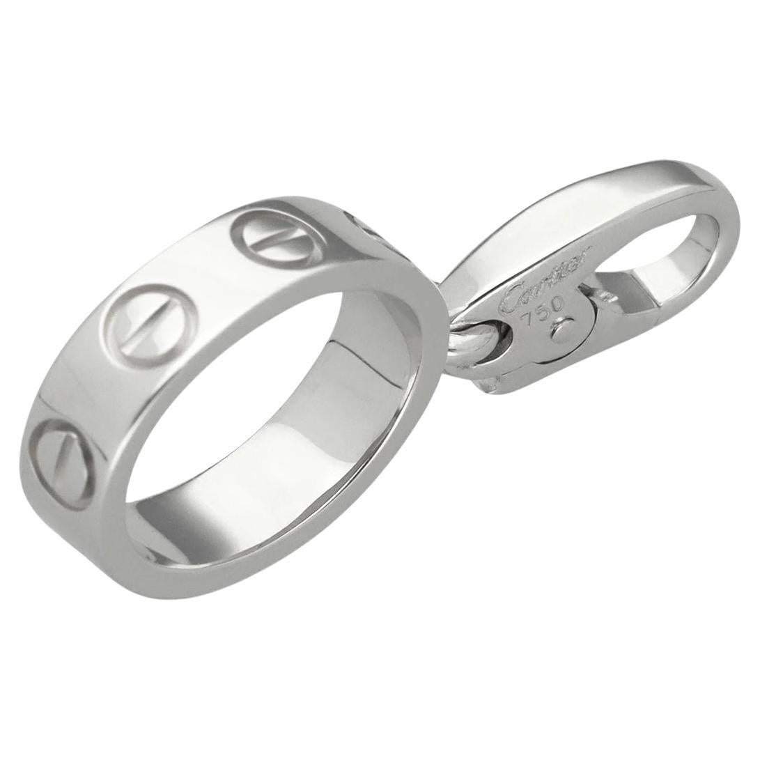 Cartier Love Charm Oro bianco 18 carati