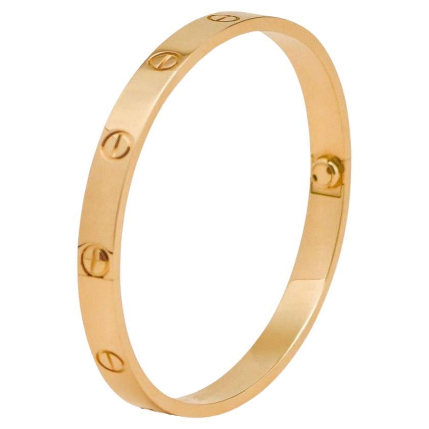 Cartier Bracelet Modèle Classique Love Taille 18 Or jaune 18K
