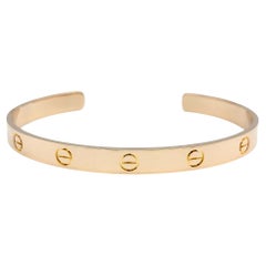 Cartier Love Collection Slip-On-Manschettenarmband aus poliertem 18 Karat Roségold 