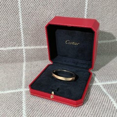 Cartier Love Collection Wide 3rd Generation Rose Gold Bracelet, Size 16