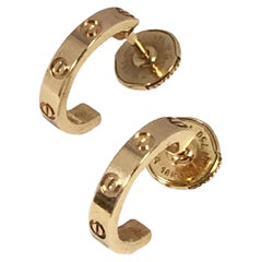 Cartier Love Collection Yellow Gold Earrings