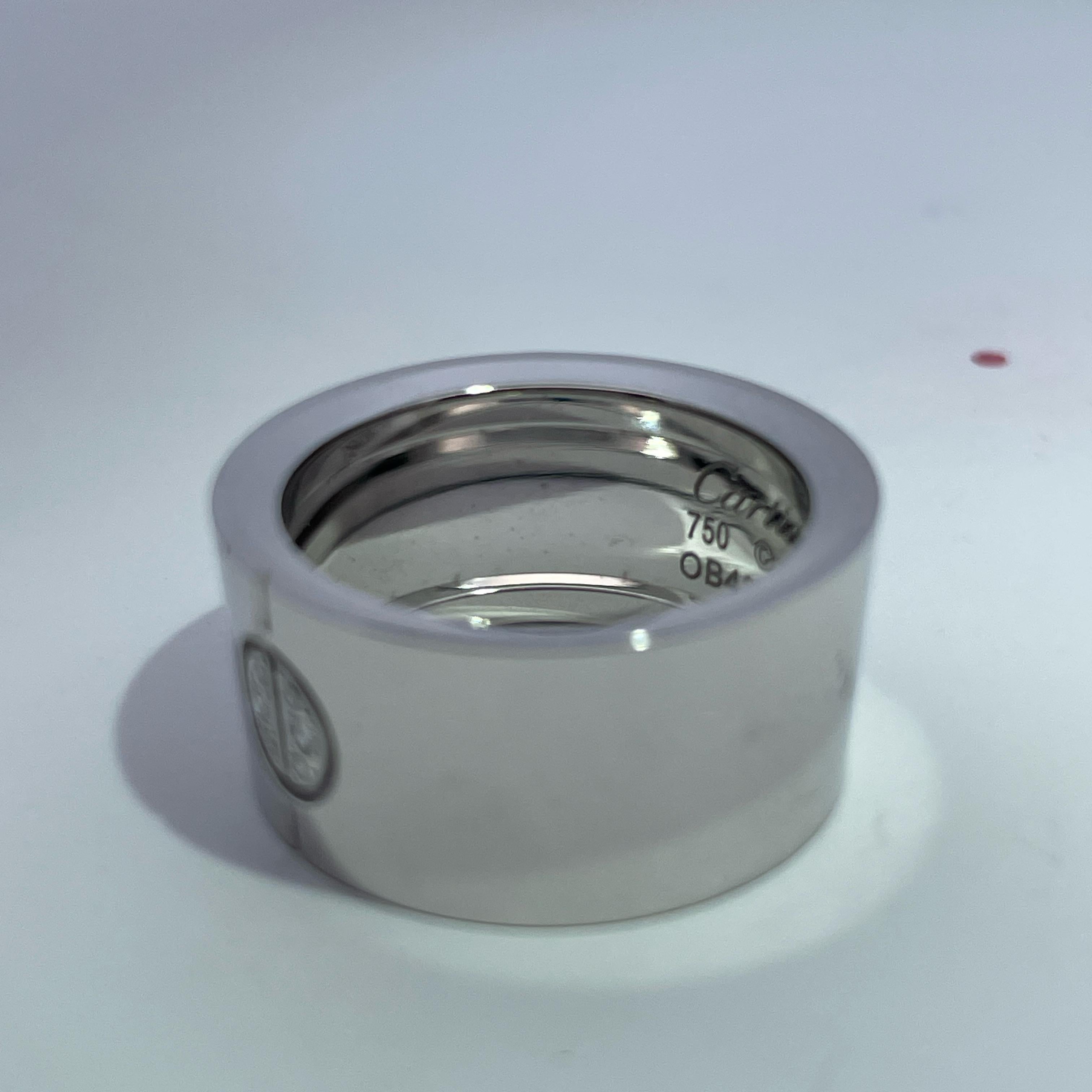 CARTIER Bague Love Cone Diamant en or blanc 18k en vente 1