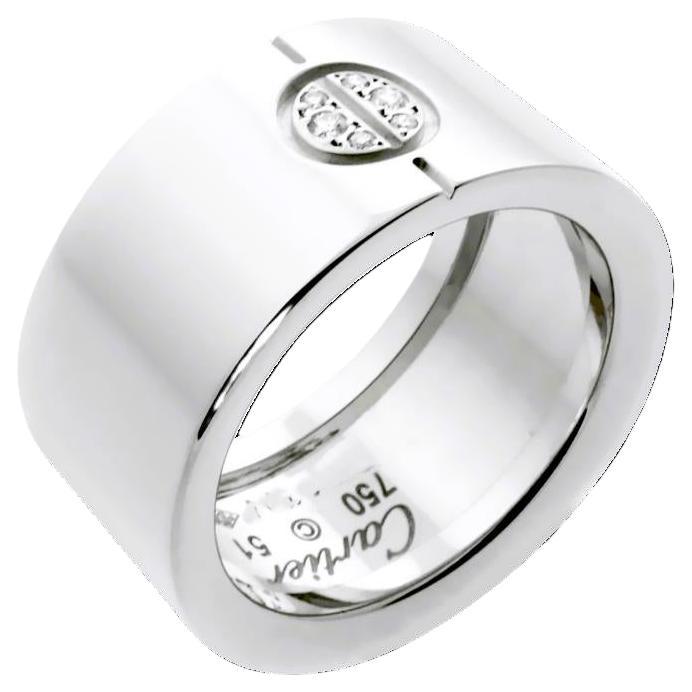 CARTIER Anillo Cono Amor Diamante Oro Blanco 18k
