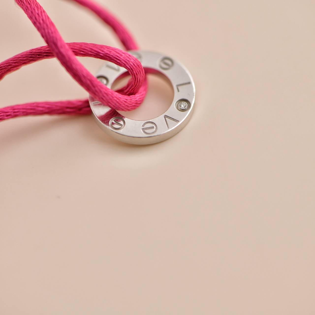 cartier love cord bracelet