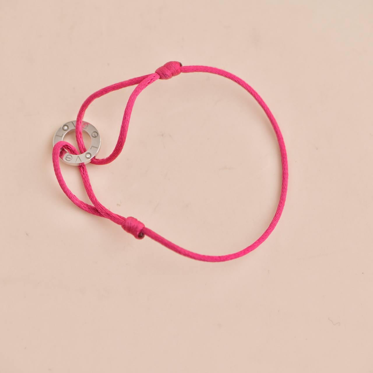 cartier cord bracelet love