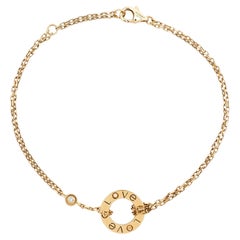 Cartier Love Bracelet en or jaune 18 carats et diamants