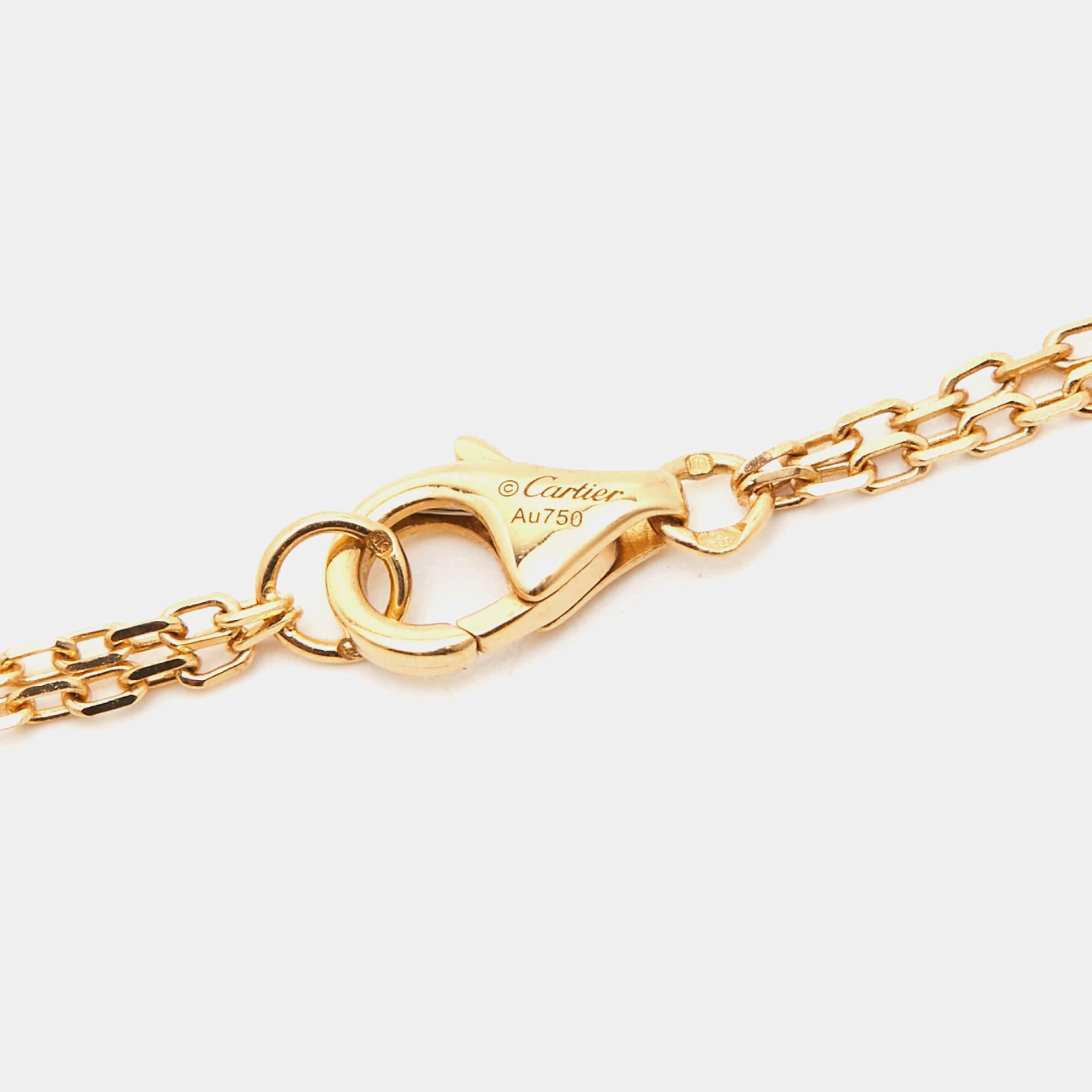 Cartier Love Diamond 18k Yellow Gold Bracelet 1
