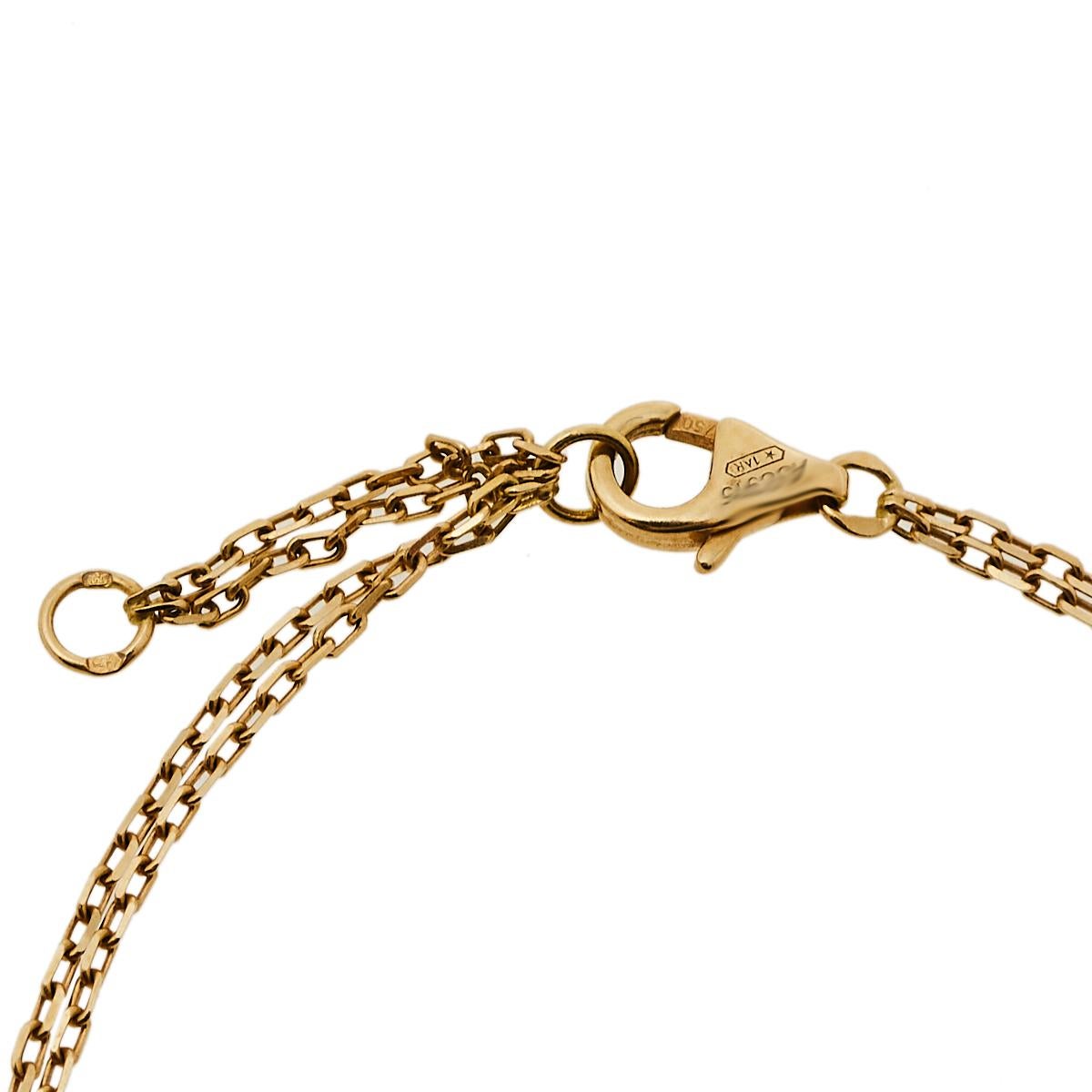 cartier love double chain bracelet