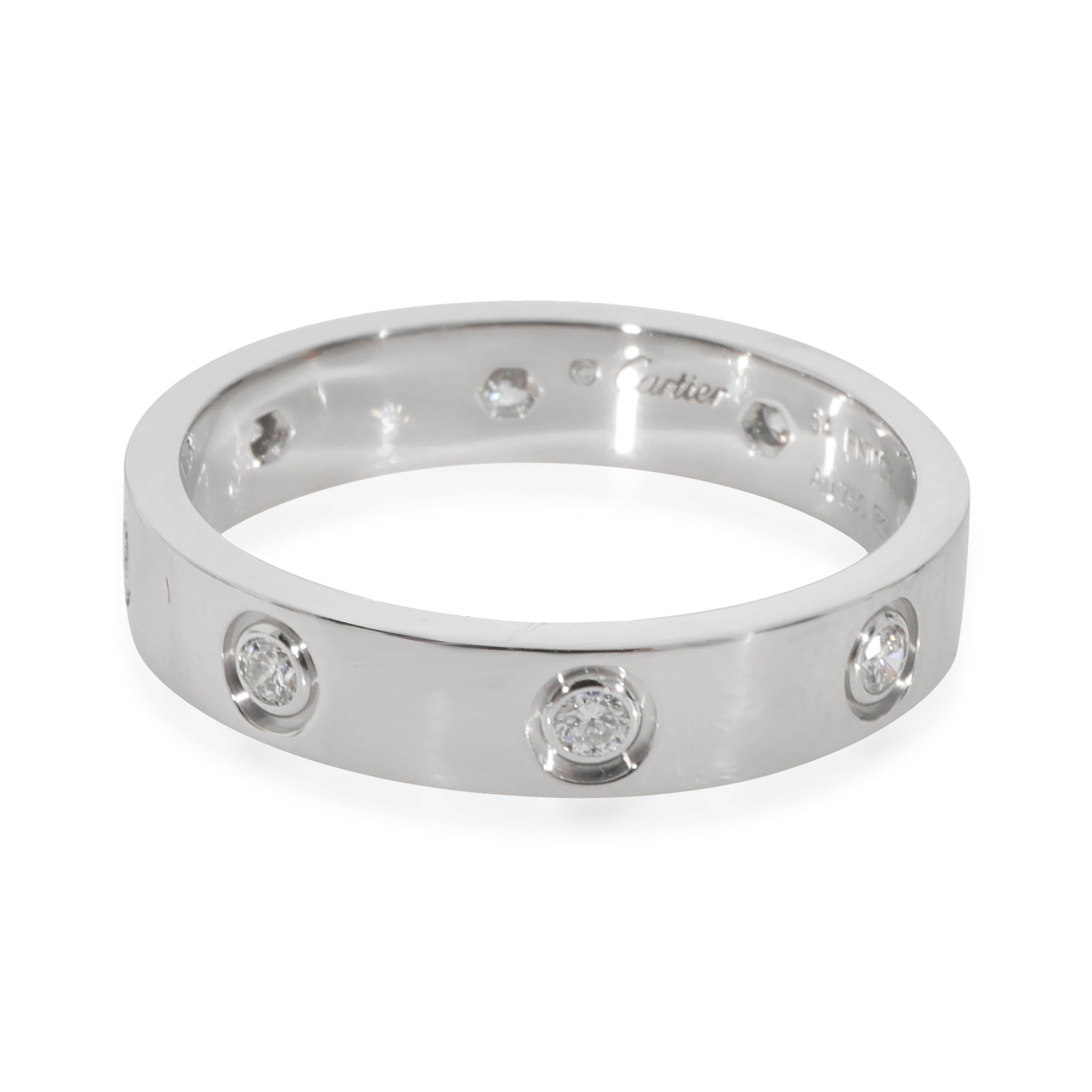 Cartier Love Diamond Band in 18k White Gold 0.19 CTW

PRIMARY DETAILS
SKU: 127873
Listing Title: Cartier Love Diamond Band in 18k White Gold 0.19 CTW
Condition Description: Cartier's Love collection is the epitome of iconic, from the recognizable