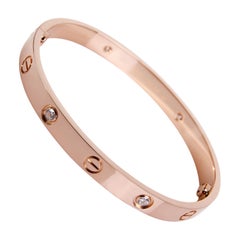 Cartier Love Diamant-Armband aus 18 Karat Roségold