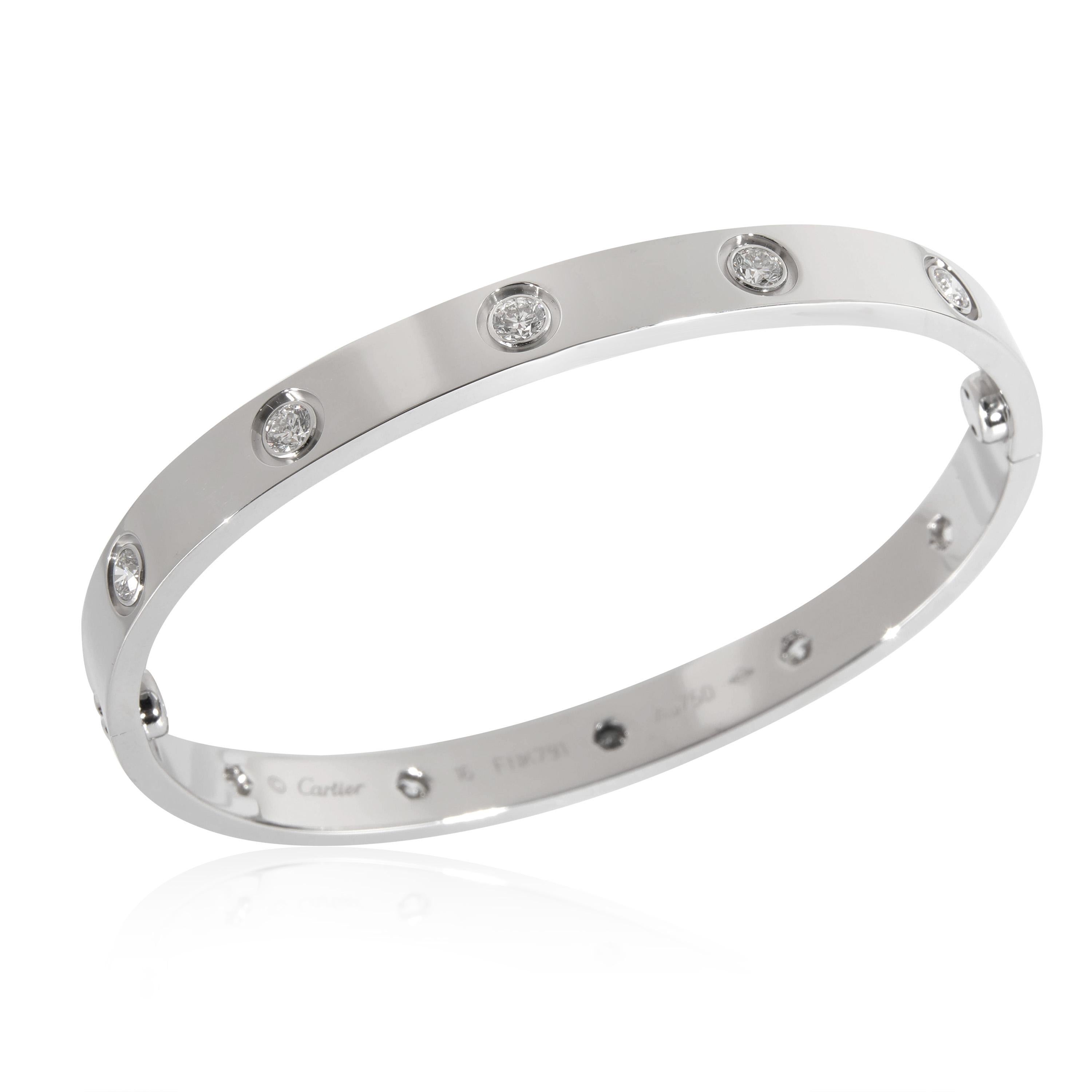 Cartier Love Diamond Bracelet in 18k White Gold 0.96 CTW

PRIMARY DETAILS
SKU: 131539
Listing Title: Cartier Love Diamond Bracelet in 18k White Gold 0.96 CTW
Condition Description: Cartier's Love collection is the epitome of iconic, from the